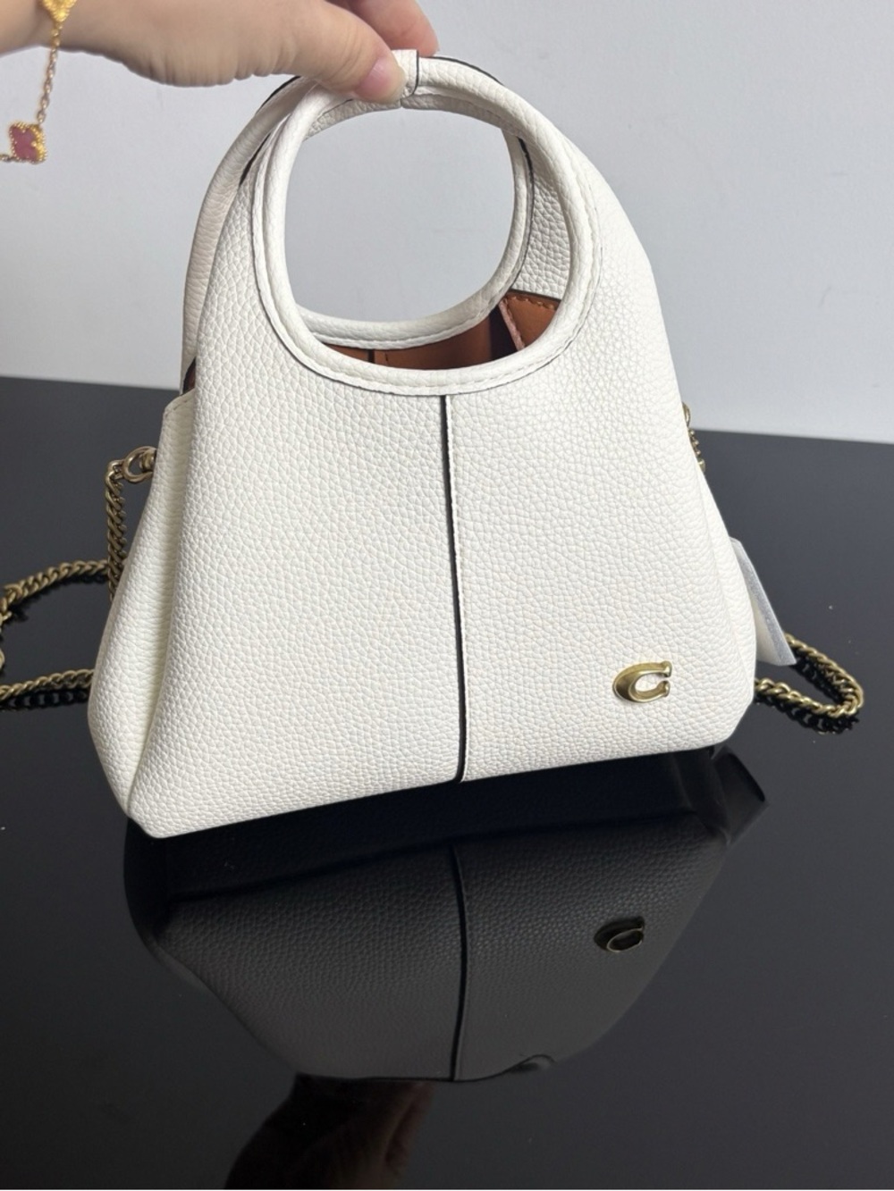 Coach White Mini Bucket Bag Crossbody Shoulder Bag - Picture 1 of 8